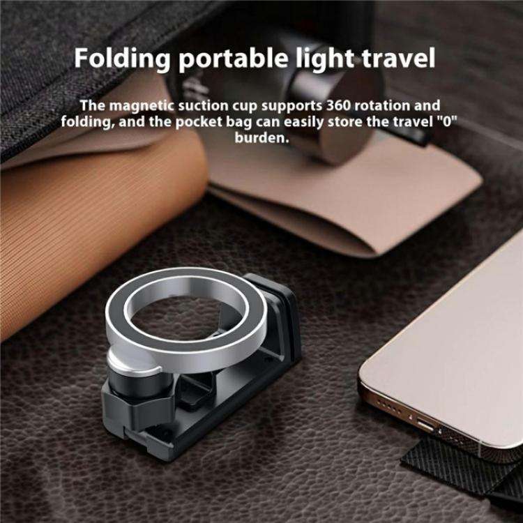 LX-01 360 Degree Rotating Car Phone Holder Compatible with MagSafe Travel Foldable Bracket