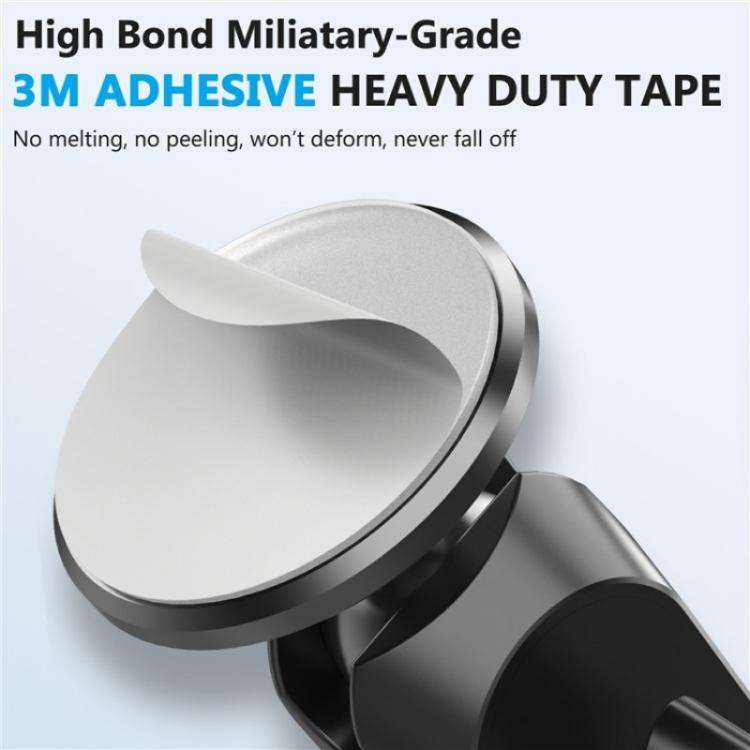 159A 360 Degree Rotation Adhesive Base Magnetic Car Dashboard Mount Phone Holder Bracket