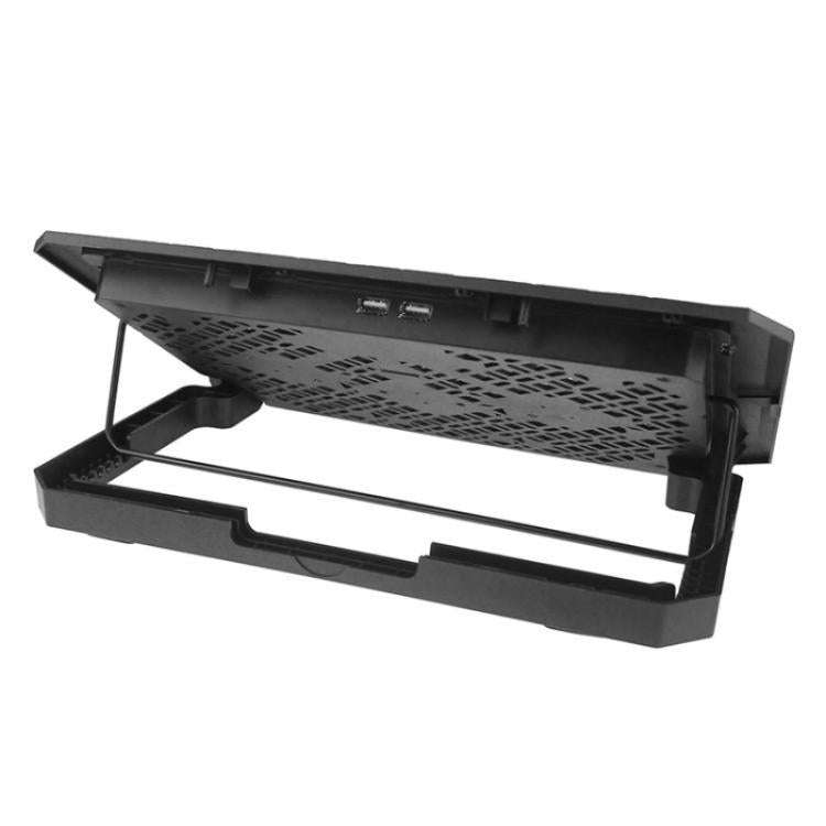 X3 Dual 14cm Fans 7-speed USB Powered Height Adjustable Laptop Cooling Pad