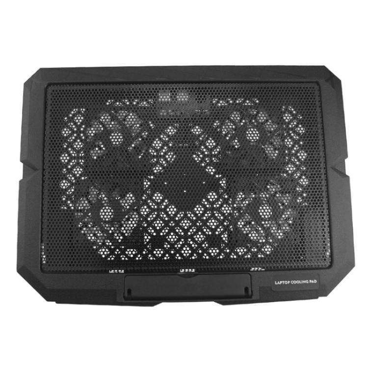 X4 4 Fan 7-Speed Control Noiseless Height Adjustable Stand Laptop Cooling Pad