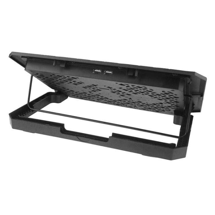 X4 4 Fan 7-Speed Control Noiseless Height Adjustable Stand Laptop Cooling Pad