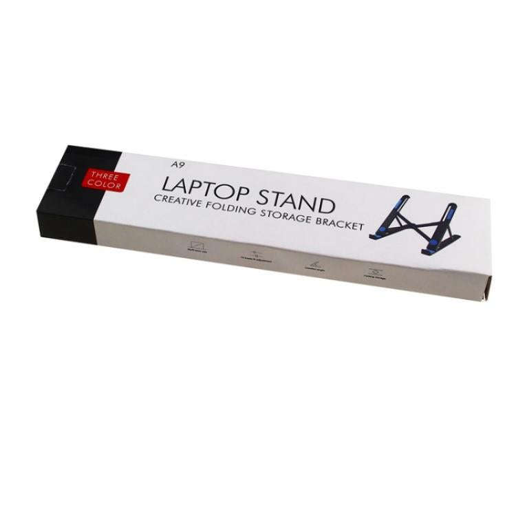 A9 Adjustable Height Portable Laptop Foldable Desktop Holder(Black)