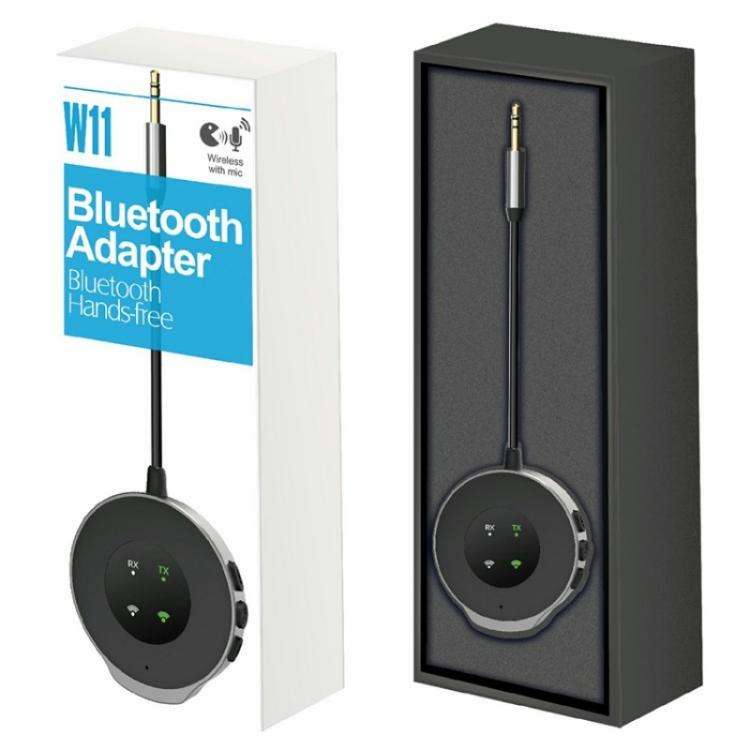 W11 Wireless Music Streaming Audio Adapter 2-in-1 Car Bluetooth 5.3 Transmitter Receiver