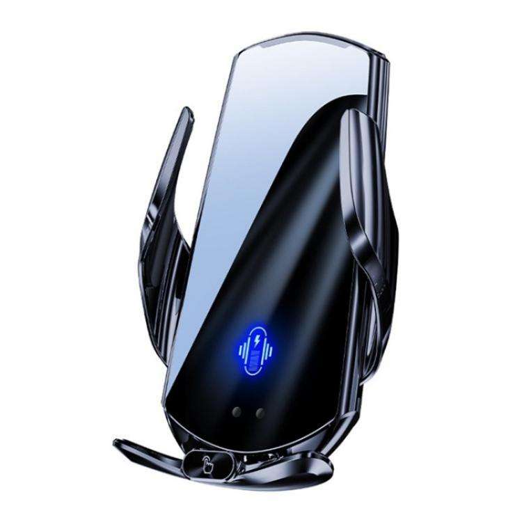 Q15 Car Vehicle Navigation Phone Holder Car Air Vent Mount Magnetic Wireless Charging Stand(Black)