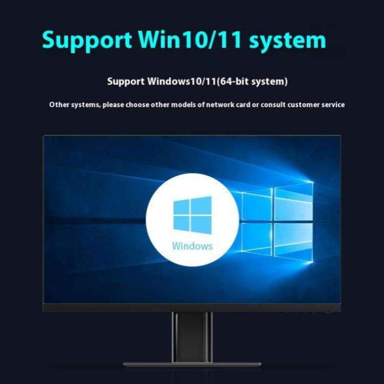 BE6500 Wireless Network Card Driver Free 6500M Tri Band WiFi 7 USB 3.0  Adapter for PC
