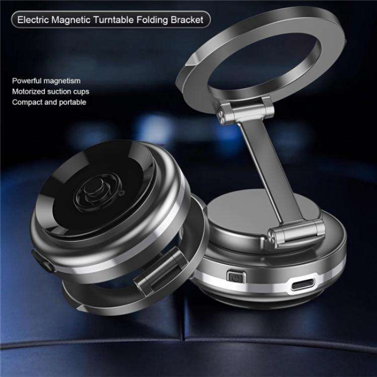 C7 Multifunctional Magnetic Phone Holder Rotatable Folding Auto Vacuum Suction Cup Phone Holder(G...