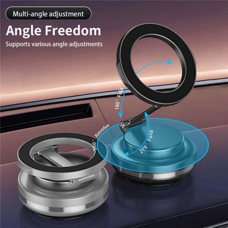 C7 Multifunctional Magnetic Phone Holder Rotatable Folding Auto Vacuum Suction Cup Phone Holder(G...