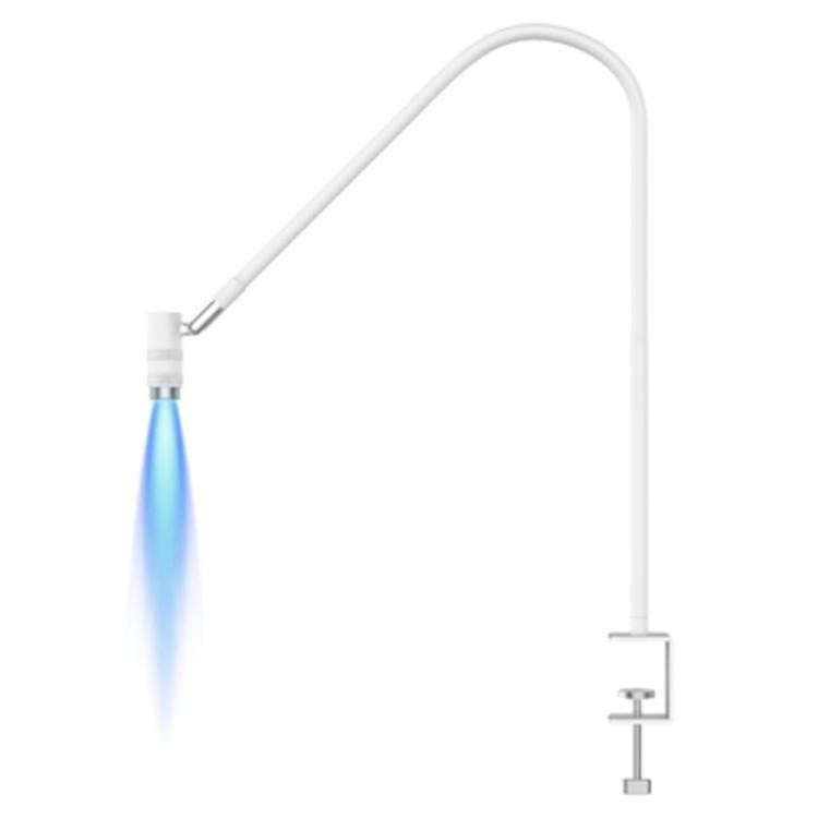 AL30 360 Adjustable Gooseneck UV Lamp Eyelash Extension / Nail Art 6W LED Light Curing Dryer(White)