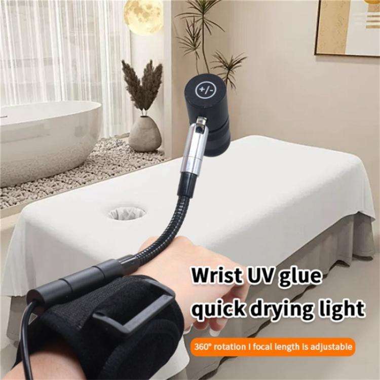 AL50 Eyelash Extensions / Nail Art / Eyebrow Tattoo Wrist Strap Curing Light UV Lamp(EU Plug)