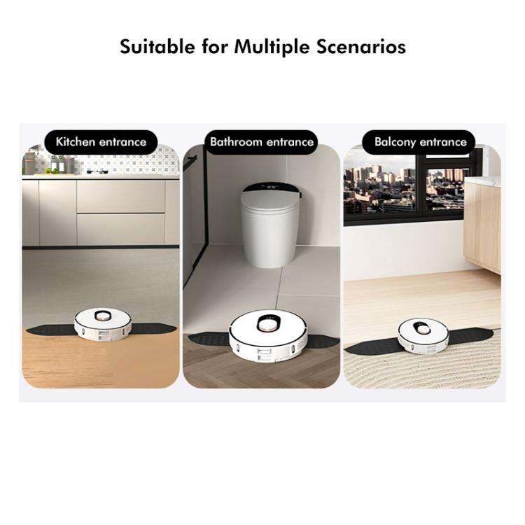 JUNSUNMAY For Ecovacs / iRobot / Mijia / Dreame Sweeping Robot Universal Threshold Bars Ramp Mat(...