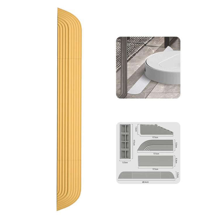JUNSUNMAY For Ecovacs / iRobot / Mijia / Dreame Sweeping Robot Universal Silicone Threshold Bars ...
