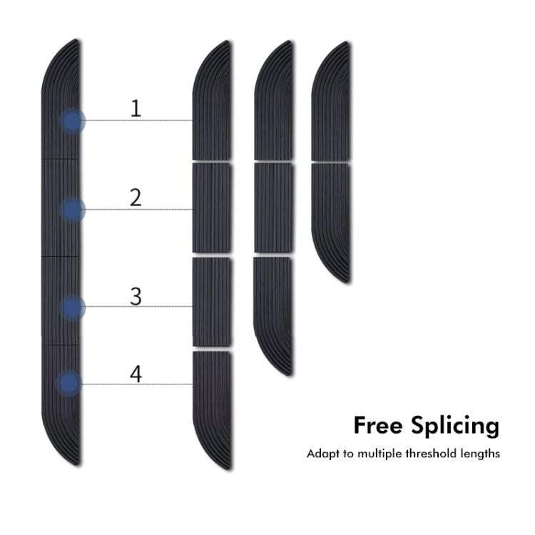 JUNSUNMAY For Ecovacs / iRobot / Mijia / Dreame Sweeping Robot Universal Silicone Threshold Bars ...