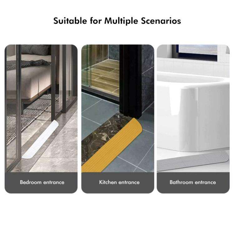 JUNSUNMAY For Ecovacs / iRobot / Mijia / Dreame Sweeping Robot Universal Silicone Threshold Bars ...