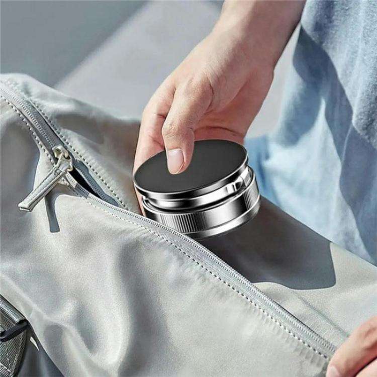 T28 Home Use Multifunctional Car Phone Holder Desktop Vacuum Suction Magnetic Stand(White)