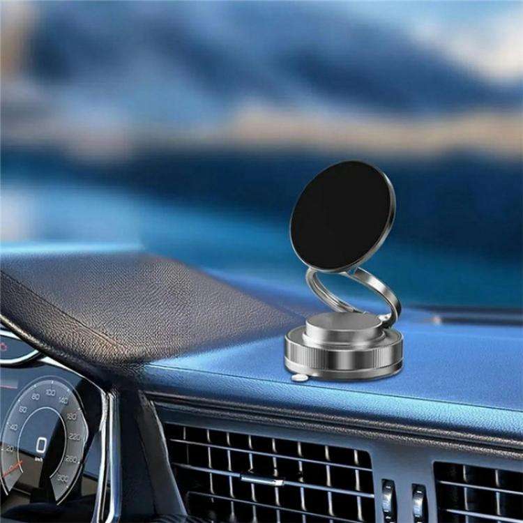 T28 Home Use Multifunctional Car Phone Holder Desktop Vacuum Suction Magnetic Stand(White)