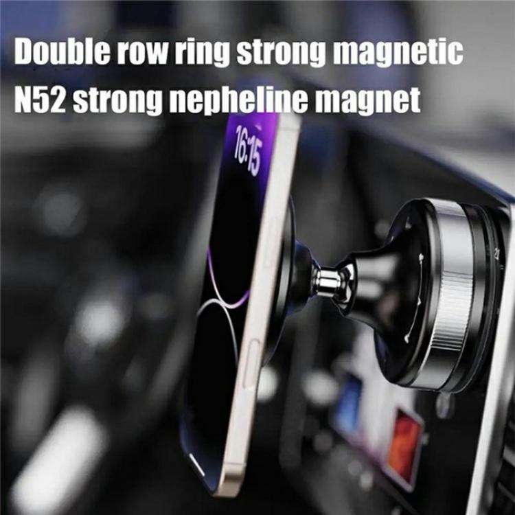 T29 Dashboard Windshield Adjustable Phone Stand Magnetic Car Mount Suction Cup Holder(White)