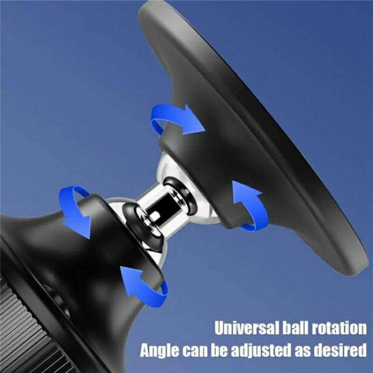 T29 Dashboard Windshield Adjustable Phone Stand Magnetic Car Mount Suction Cup Holder(White)