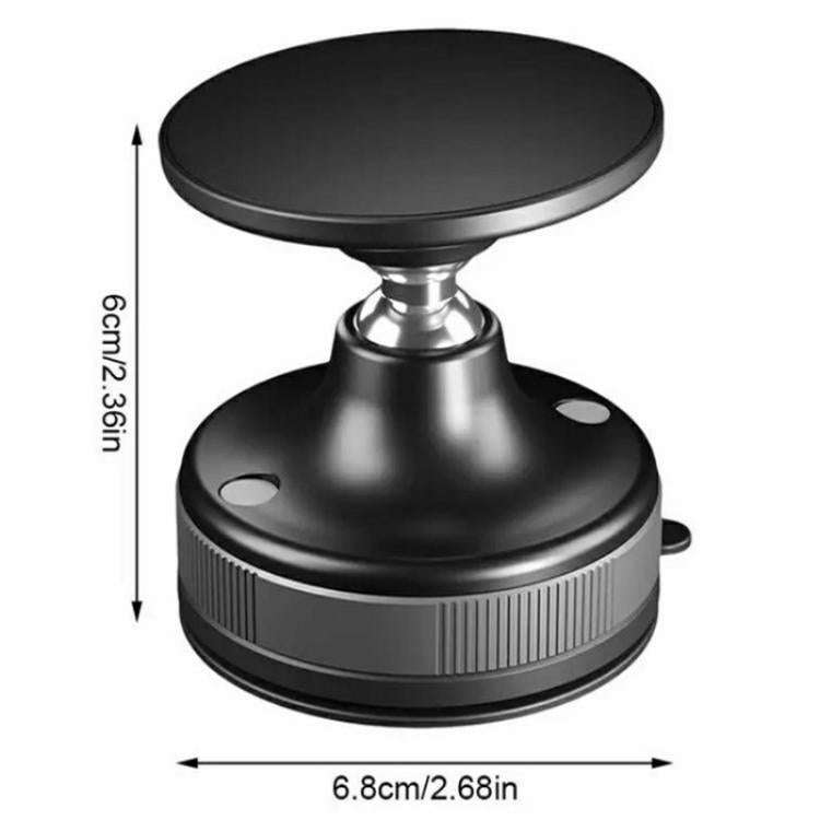 T29 Dashboard Windshield Adjustable Phone Stand Magnetic Car Mount Suction Cup Holder(White)