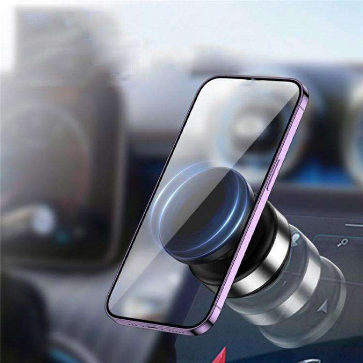 X9C For Navigation Hands-Free Driving Car Phone Mount Magnetic Suction Vacuum Holder(Silver)