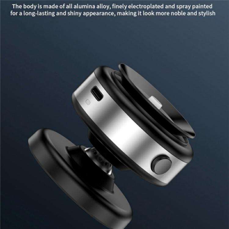 X9C For Navigation Hands-Free Driving Car Phone Mount Magnetic Suction Vacuum Holder(Silver)