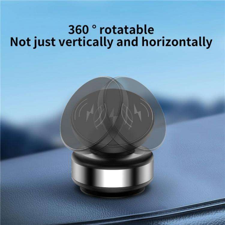 X9C Wireless Charging Navigation Stand Car Magnetic Suction Vacuum Phone Holder(Black)