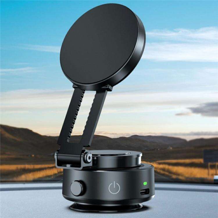 V1 Extendable Electric Suction Magnetic Foldable Stand Universal Car Dashboard Phone Holder