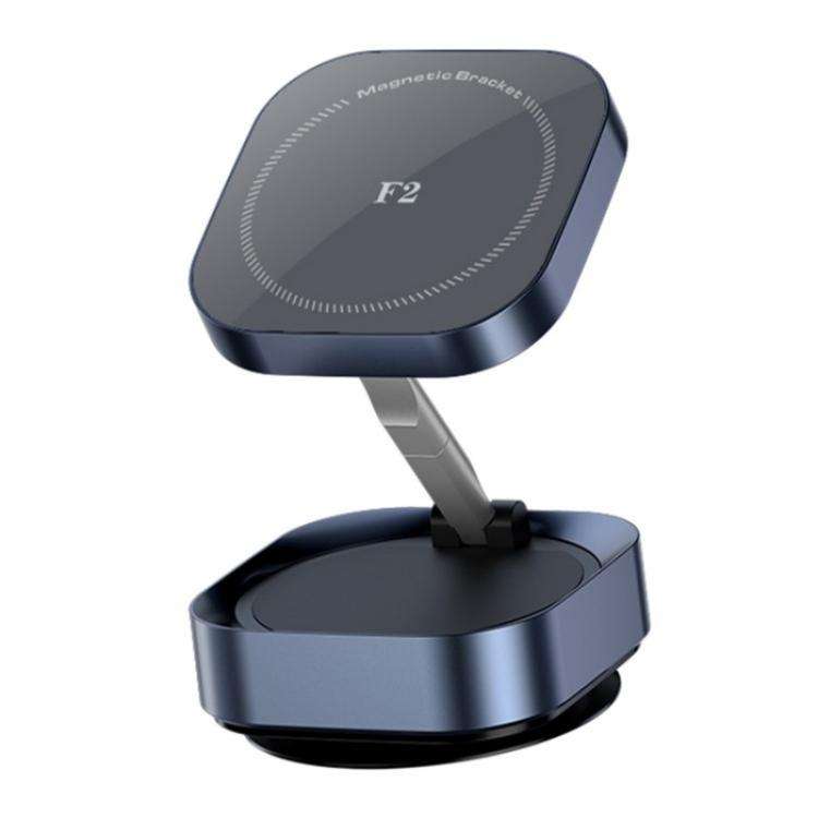 F2 Strong Magnet Vacuum Suction Adjustable Foldable Car Dashboard Windshield Phone Holder(Tarnish)
