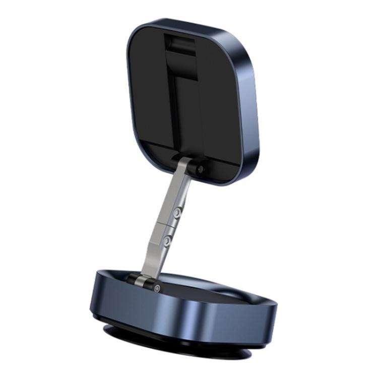 F2 Strong Magnet Vacuum Suction Adjustable Foldable Car Dashboard Windshield Phone Holder(Silver)
