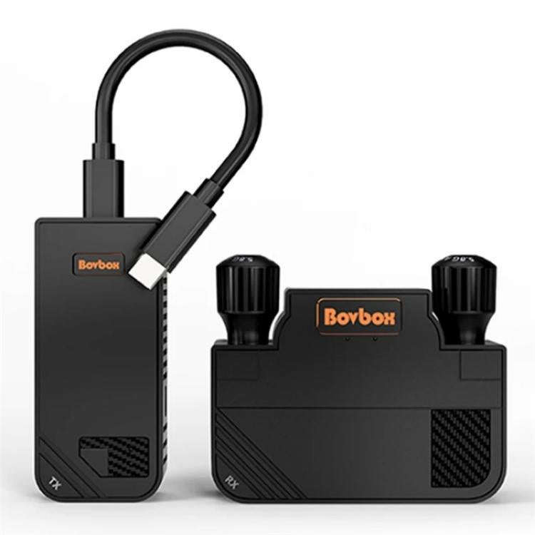 BOVBOX 091-TC For Phone Projector USB C Wireless Transmitter And Receiver Video Extender, Plug:US...