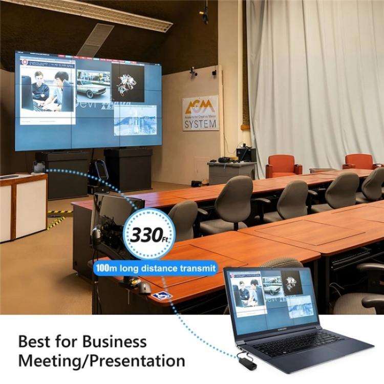 BOVBOX 091-TC For Phone Projector USB C Wireless Transmitter And Receiver Video Extender, Plug:AU...