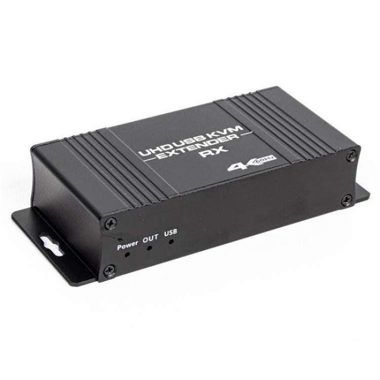D5-1 / D6-1 80m Cat6 / 5e Network Cable Extender Computer Control HDMI KVM Extender, Plug:EU Plug