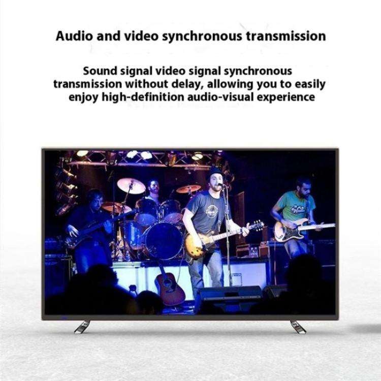 D1-1 / D2-1 Network Cable HD Video Signal Transmitter 50m Extender HDMI to RJ45 Extender, Plug:EU...