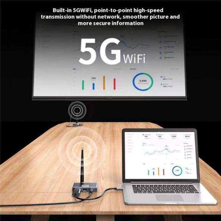 D9-1 / D10-1 Support 90 Degree Screen Rotation 8X1 HDMI Wireless Display Adapter