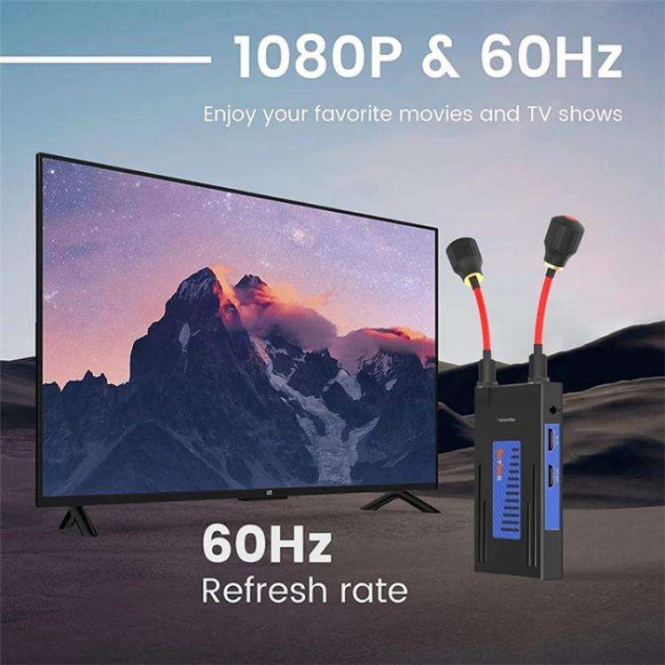 BOVBOX 092 Pro Audio Video Transmitter Receiver 300m Wireless HDMI Extender, Plug:US Plug