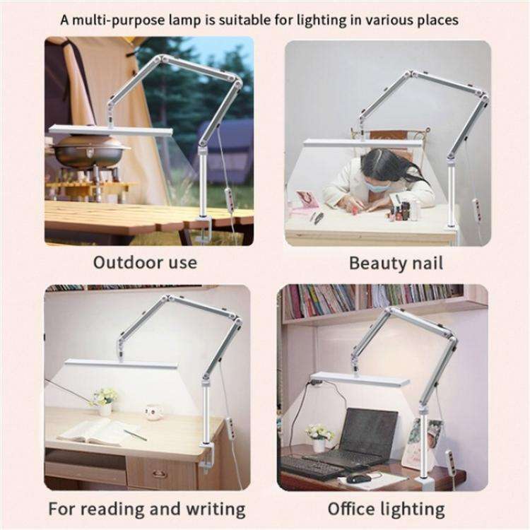 S001 Foldable Eyelash Extension LED Light Clip On Beauty Salon Tattoo Lamp(US Plug)