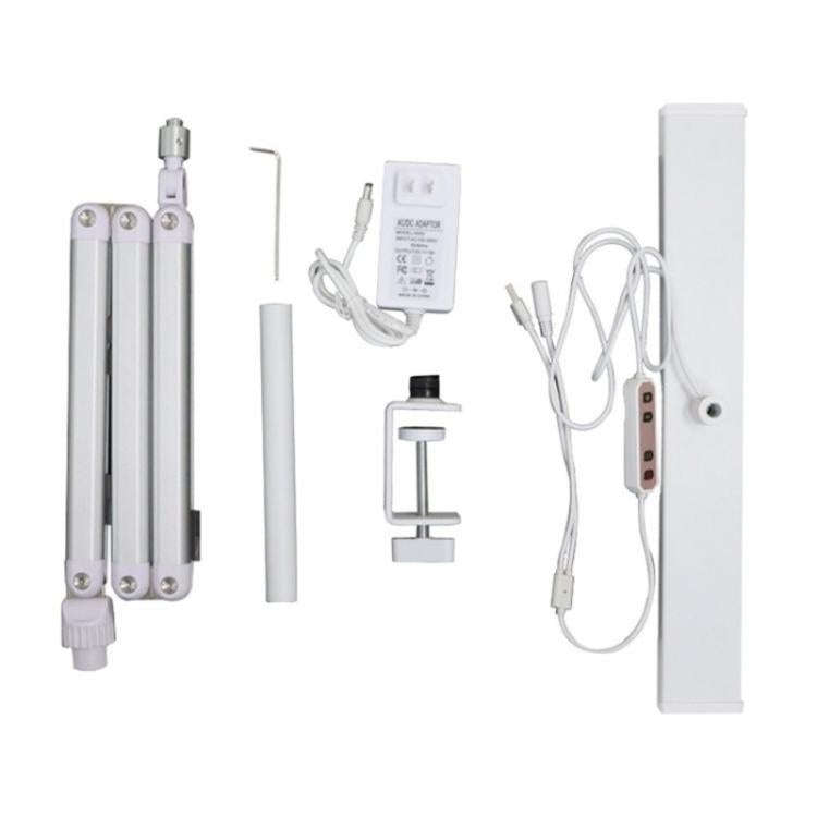S001 Foldable Eyelash Extension LED Light Clip On Beauty Salon Tattoo Lamp(US Plug)
