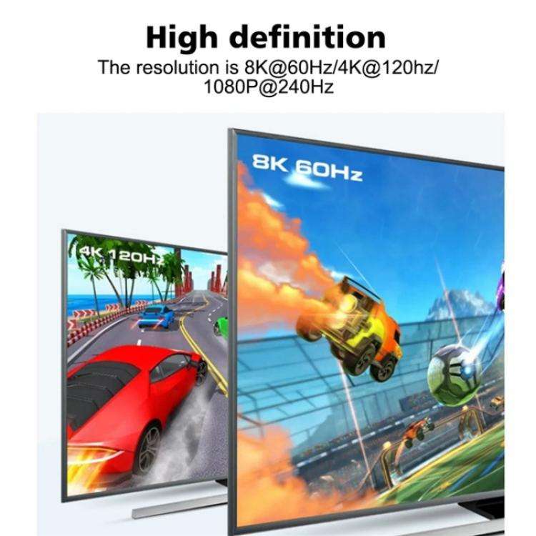 Q8Q3-3 Gaming Home Theater HDMI 2.1 Switch 3x1 8K 4K 120Hz HDR Audio Video Synchronizer