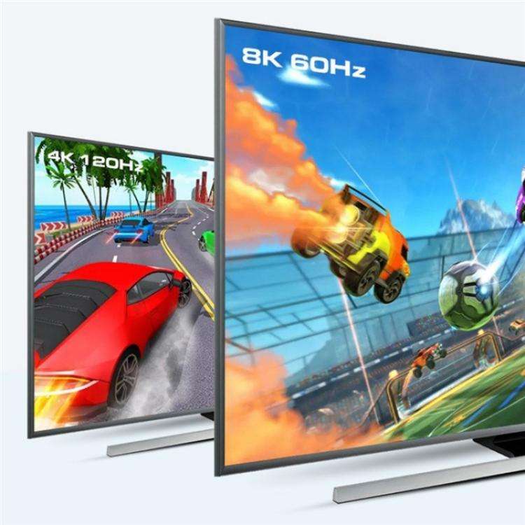 Q8Q5 For Gaming HDMI 2.1 Switch 5 In 1 Out 8K 60Hz 4K 120Hz High Refresh Rate Switcher, Plug:EU Plug