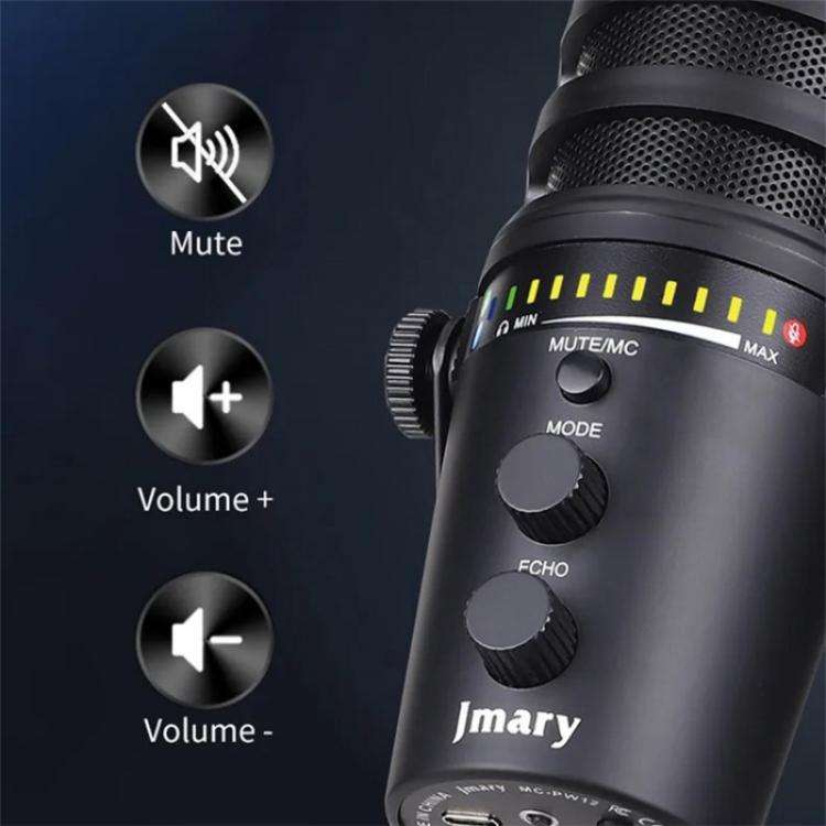 JMARY MC-PW12 360 Degree Rotating USB Desktop Microphone