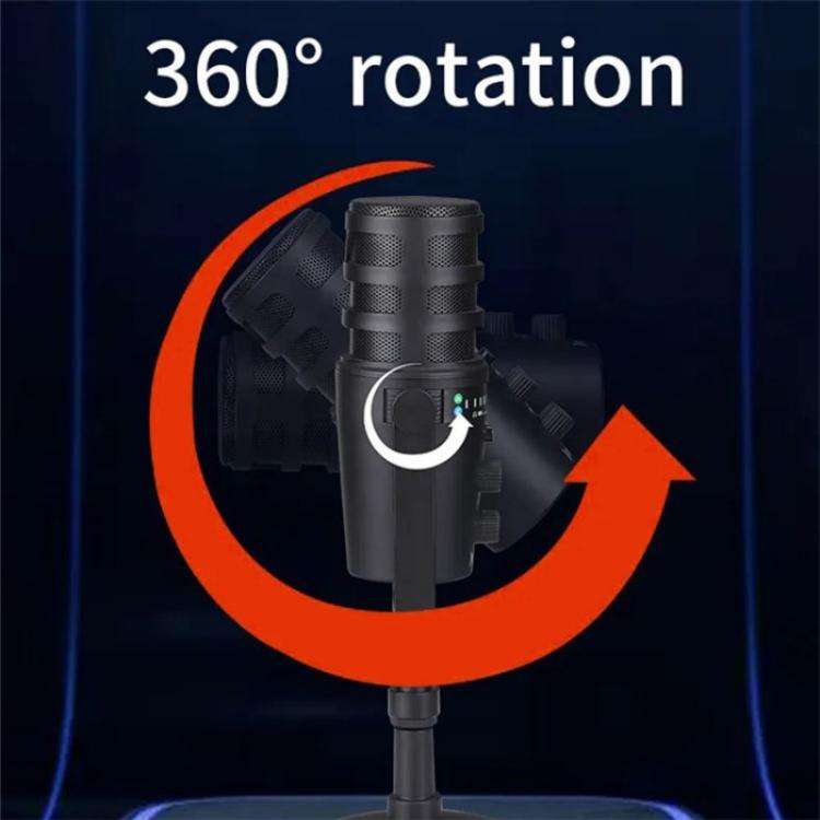JMARY MC-PW12 360 Degree Rotating USB Desktop Microphone