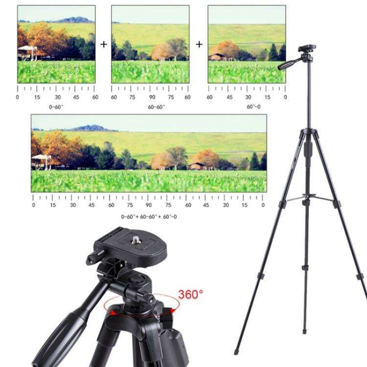 YUNTENG 5208 Professional Tripod Stand with BT Remote For DSLR SLR Camera Phone