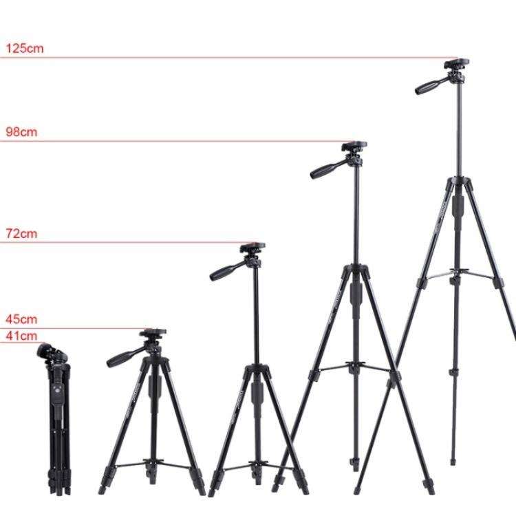 YUNTENG 5208 Professional Tripod Stand with BT Remote For DSLR SLR Camera Phone