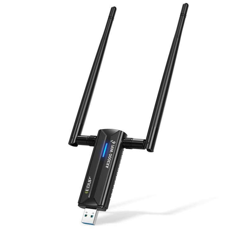 EDUP EP-AX1672 AX3000 USB 3.0 Wireless WiFi 6E Adapter 802.11g High Power Wireless USB Adapter 2....