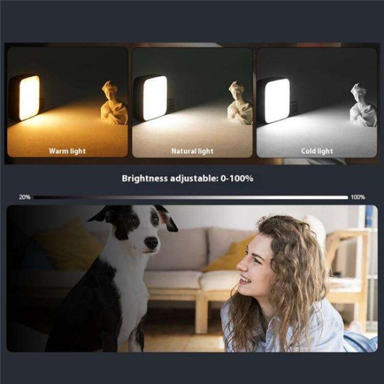 M42 Double-Sided Lighting Fill Light MagSafe Magnetic Phone Selfie Beauty Lamp(White)