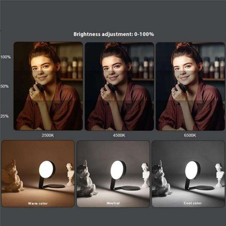 M38 Portable Photography Live MagSafe Magnetic Phone Fill Light(Black)