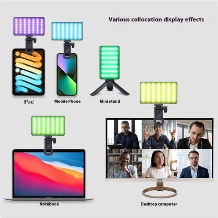T140RGB Portable Full Color Fill Light for Video Recording / Live Photography