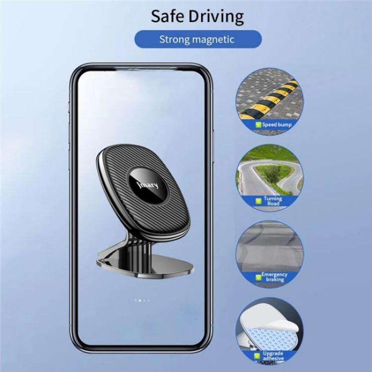 JMARY MH-83 Easy and Fast Installation Rotation Car Magnetic Phone Holder