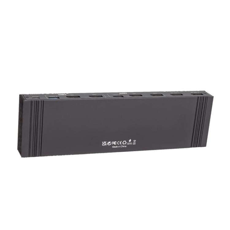 K10-2 For 2 Computers/Monitors USB 3.0 Dual DP Output 8K 60Hz 2x2 Version 2.1 KVM Switcher, Plug:...