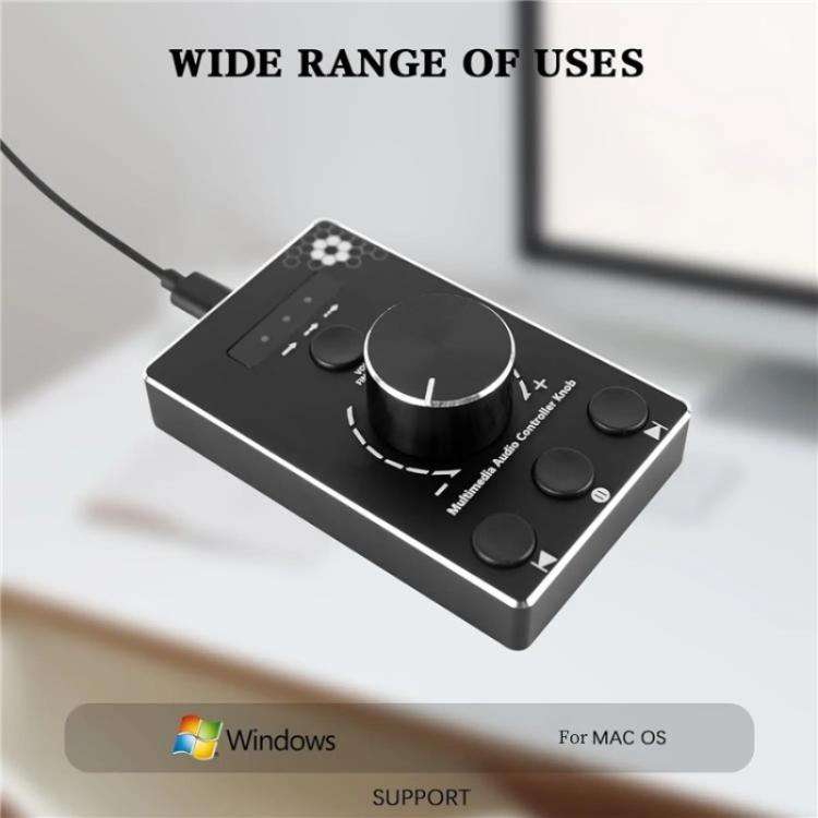 U8 With Mute Function Multimedia Volume Control Knob Aluminum Alloy Audio Adjuster