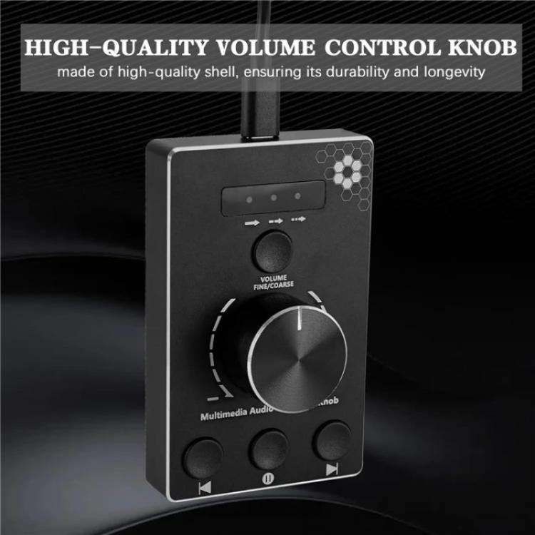 U8 With Mute Function Multimedia Volume Control Knob Aluminum Alloy Audio Adjuster